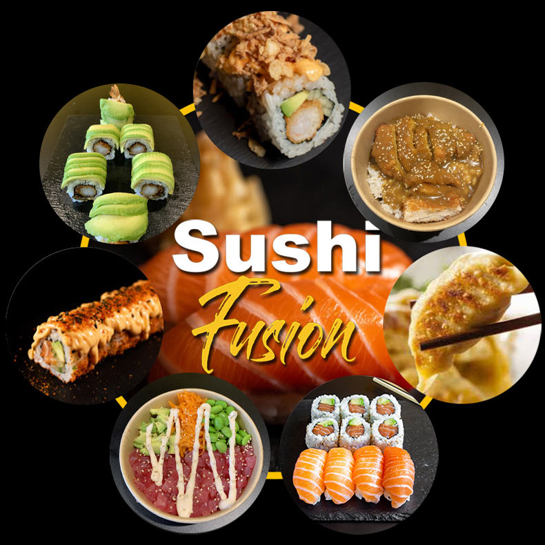 the logo for Sushi Fusion London