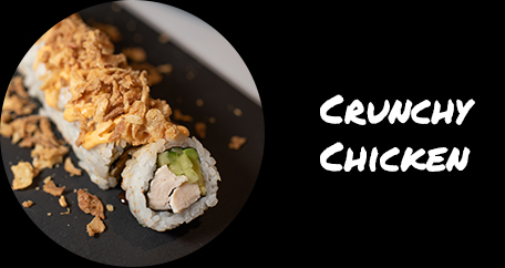 Sushi Fusion London. Japanese cuisine. Sushi fusion rolls and hot dishes. crunchy chicken