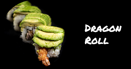 Sushi Fusion London. Japanese cuisine. Special rolls, vegan and desserts. dragon roll
