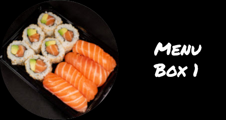 Sushi Fusion London. Japanese cuisine. Sushi rolls and poke bowls. box 1